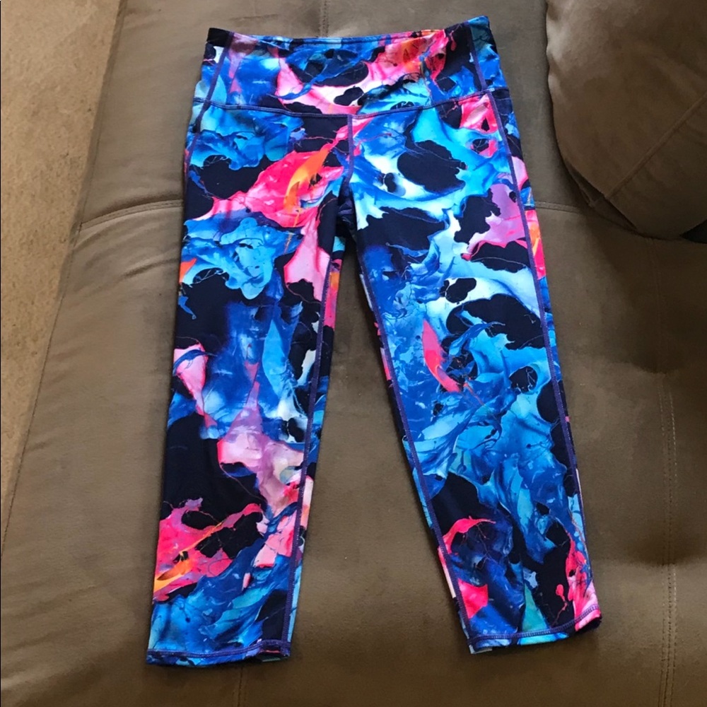 ATHLETA Pants Multi Colored Crop Pants